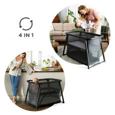 Ліжко-манеж 4 в 1 Kinderkraft Sofi Plus Grey